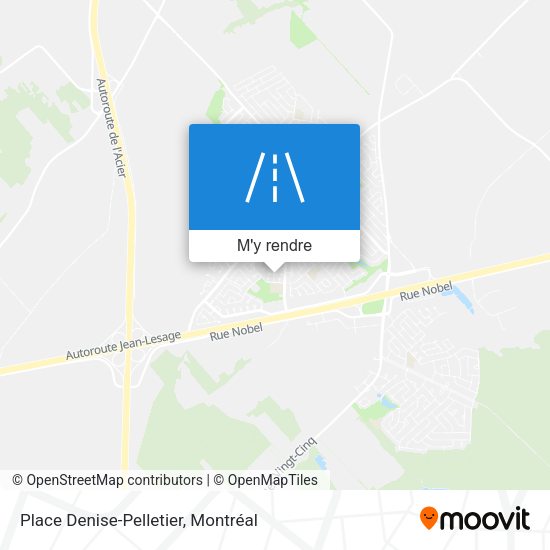 Place Denise-Pelletier plan