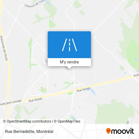 Rue Bernadette plan
