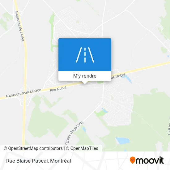 Rue Blaise-Pascal plan