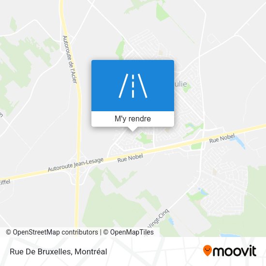 Rue De Bruxelles plan