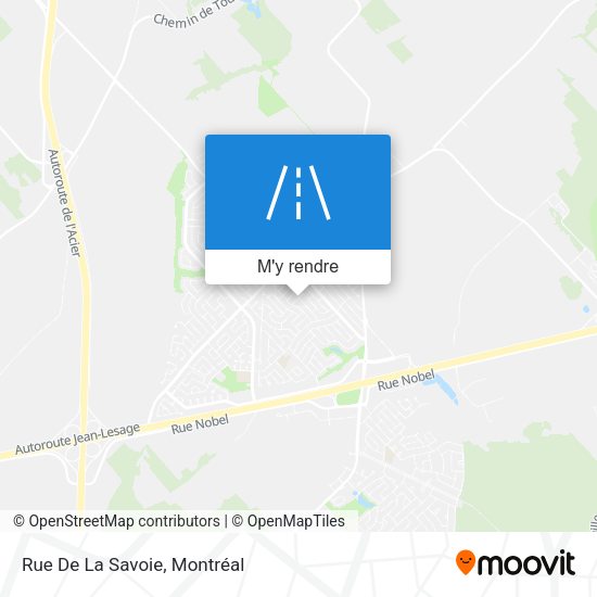 Rue De La Savoie plan