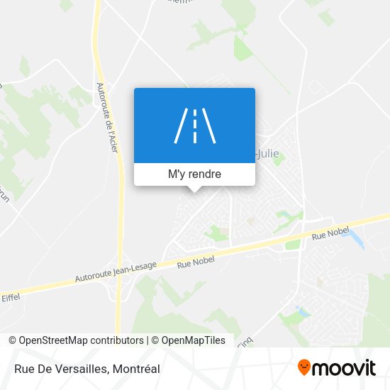 Rue De Versailles plan