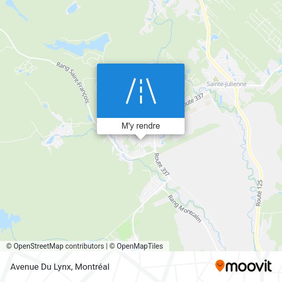 Avenue Du Lynx plan