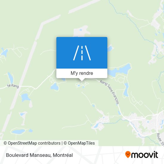 Boulevard Manseau plan