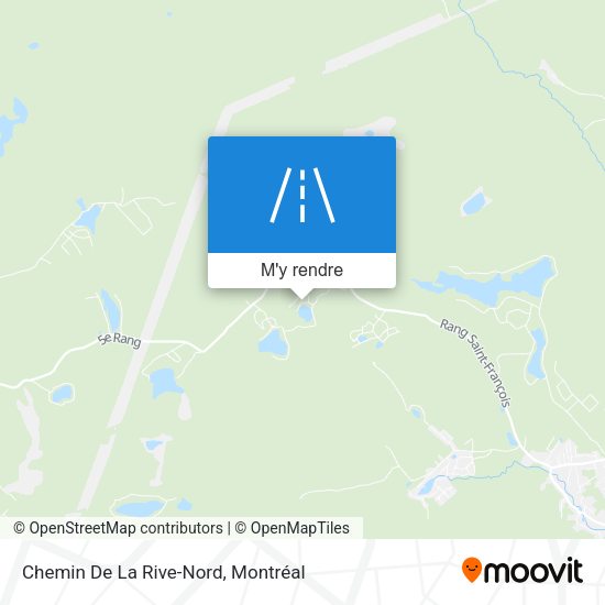 Chemin De La Rive-Nord plan