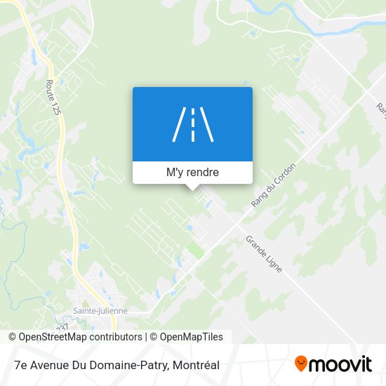7e Avenue Du Domaine-Patry plan