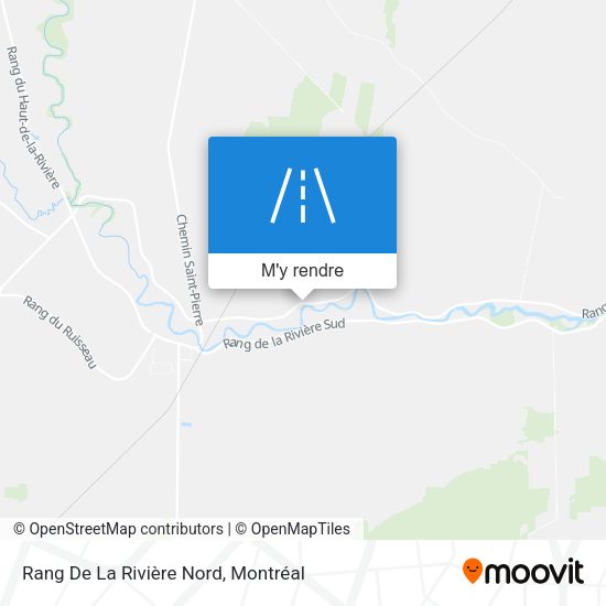 Rang De La Rivière Nord plan