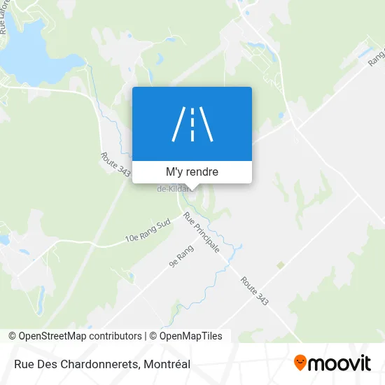 Rue Des Chardonnerets plan