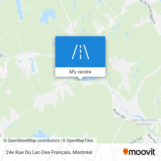 24e Rue Du Lac-Des-Français plan