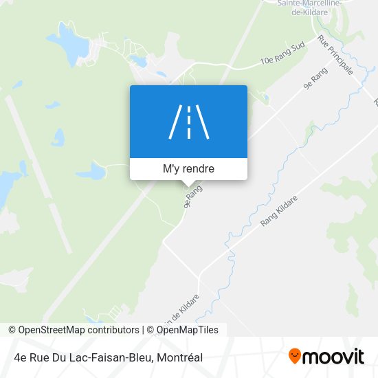 4e Rue Du Lac-Faisan-Bleu plan