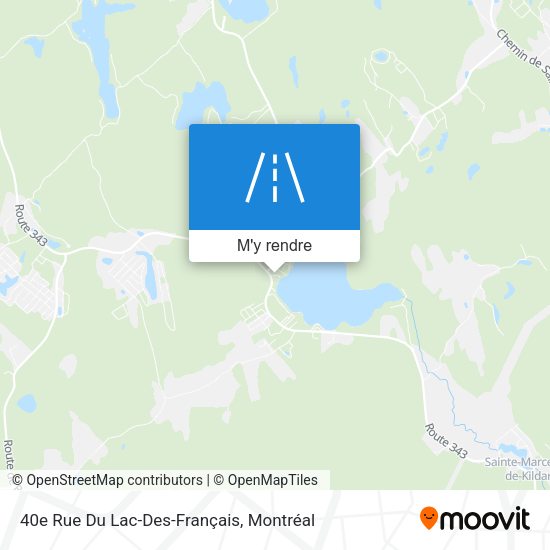 40e Rue Du Lac-Des-Français plan