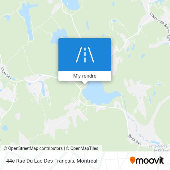 44e Rue Du Lac-Des-Français plan