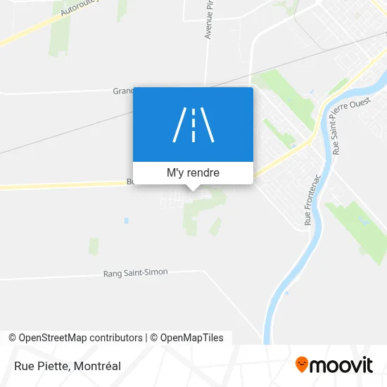 Rue Piette plan