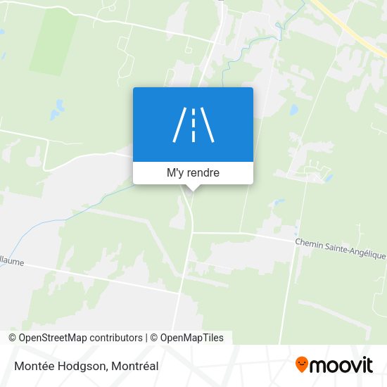 Montée Hodgson plan