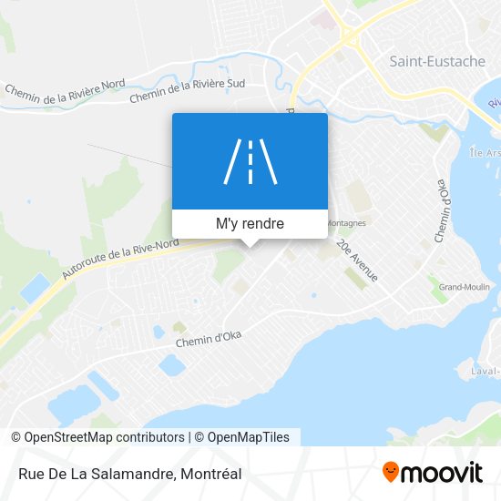 Rue De La Salamandre plan