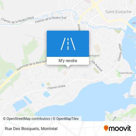 Rue Des Bosquets plan