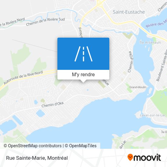 Rue Sainte-Marie plan