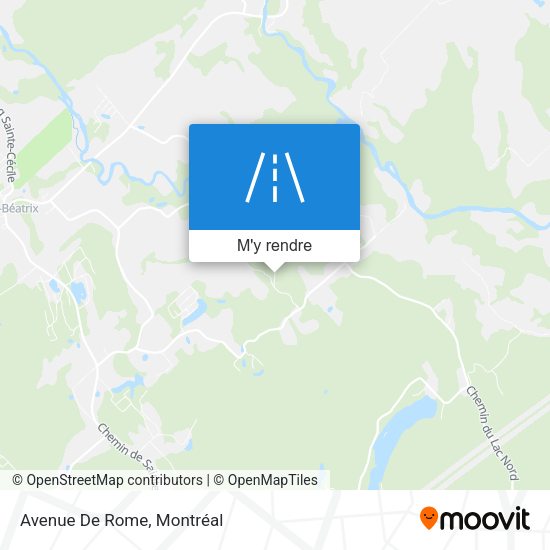 Avenue De Rome plan
