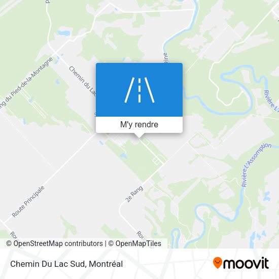 Chemin Du Lac Sud plan