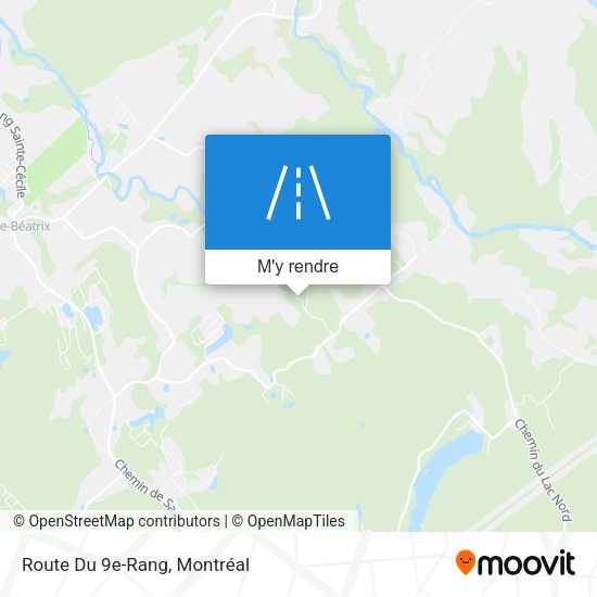 Route Du 9e-Rang plan