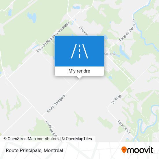 Route Principale plan