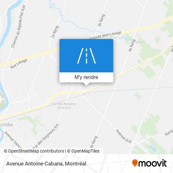 Avenue Antoine-Cabana plan