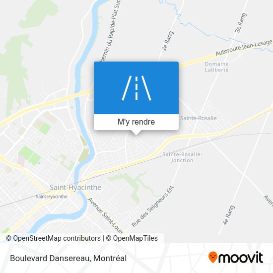 Boulevard Dansereau plan