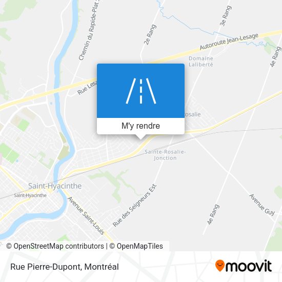 Rue Pierre-Dupont plan
