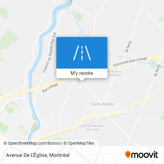 Avenue De L'Église plan