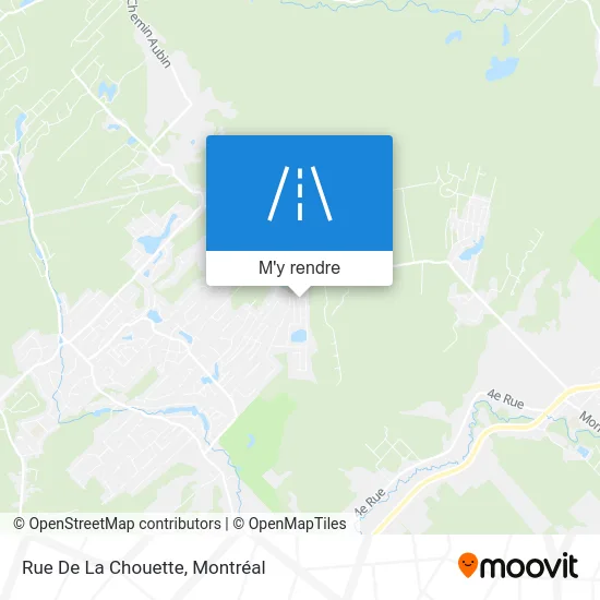 Rue De La Chouette plan