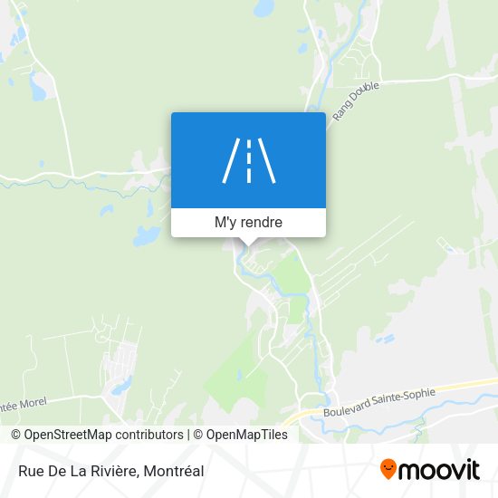 Rue De La Rivière plan