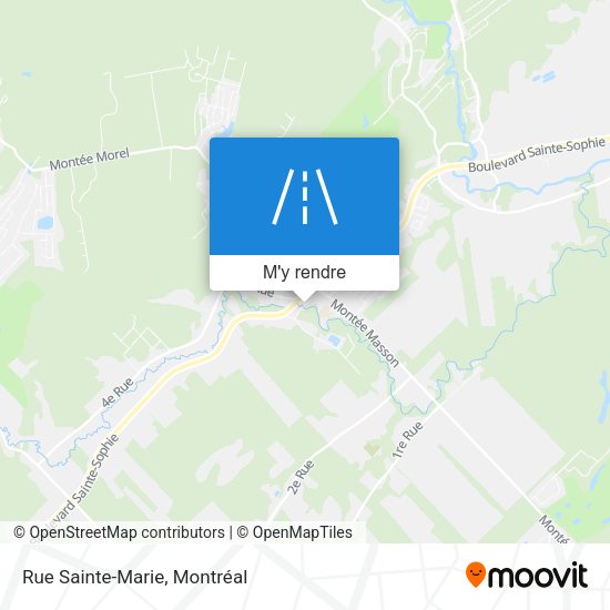 Rue Sainte-Marie plan
