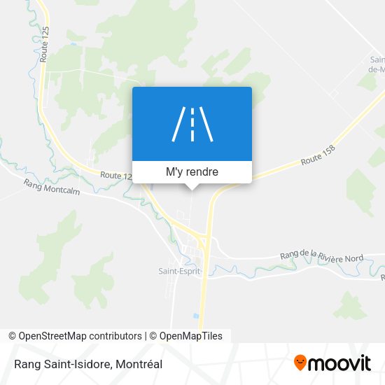 Rang Saint-Isidore plan