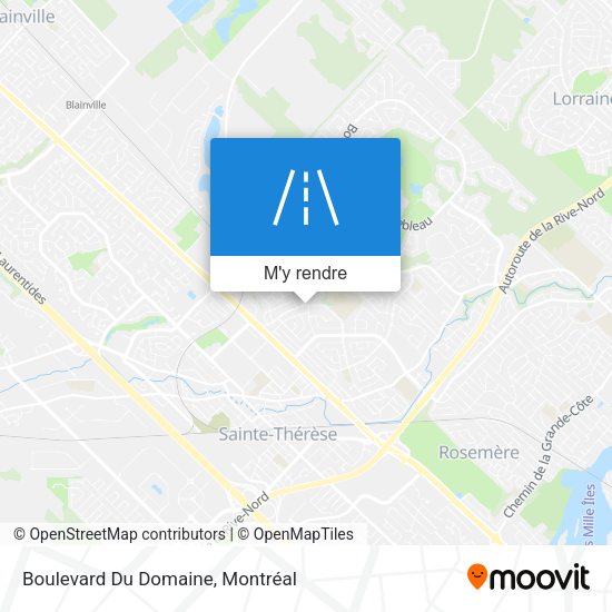 Boulevard Du Domaine plan