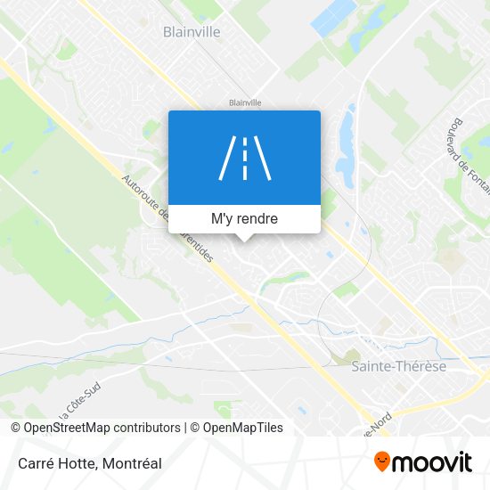 Carré Hotte plan