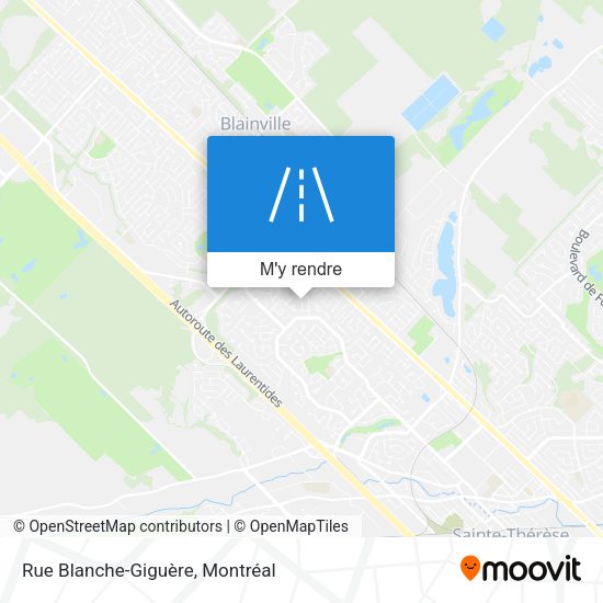 Rue Blanche-Giguère plan