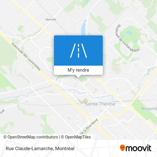 Rue Claude-Lamarche plan