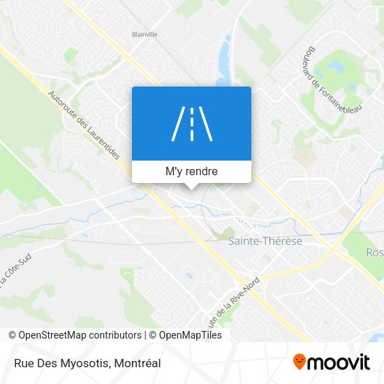 Rue Des Myosotis plan