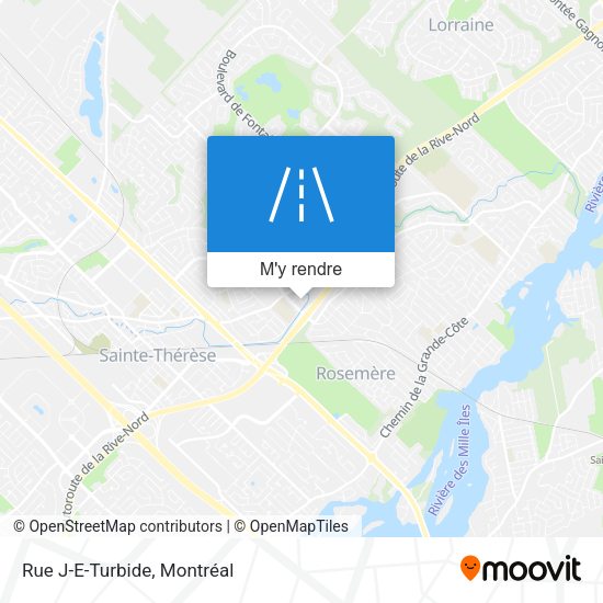 Rue J-E-Turbide plan