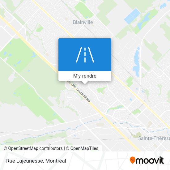 Rue Lajeunesse plan
