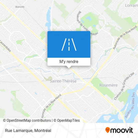 Rue Lamarque plan