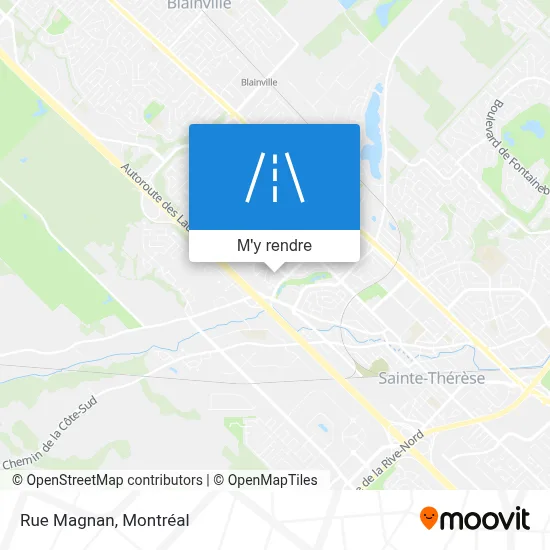 Rue Magnan plan