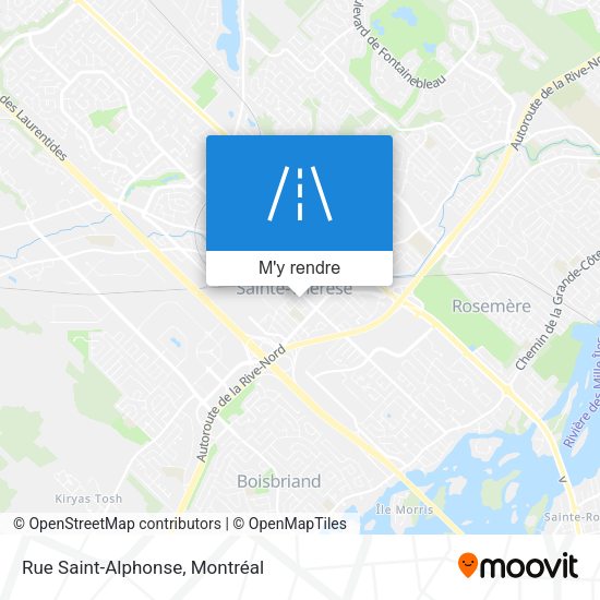 Rue Saint-Alphonse plan