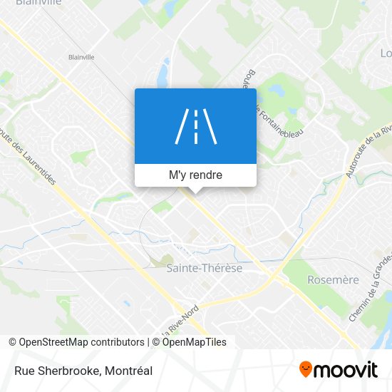 Rue Sherbrooke plan