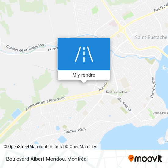 Boulevard Albert-Mondou plan