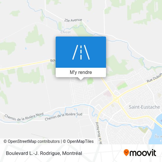 Boulevard L.-J. Rodrigue plan