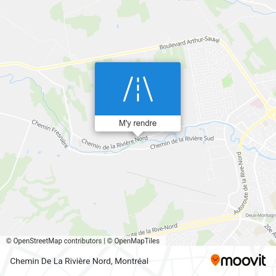Chemin De La Rivière Nord plan