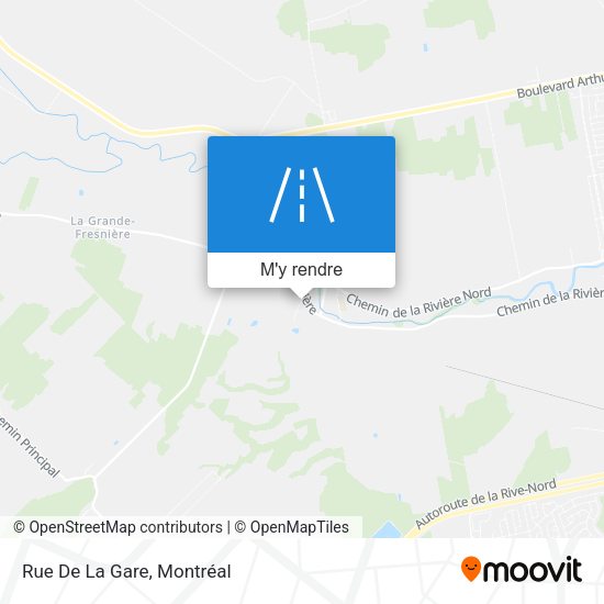 Rue De La Gare plan
