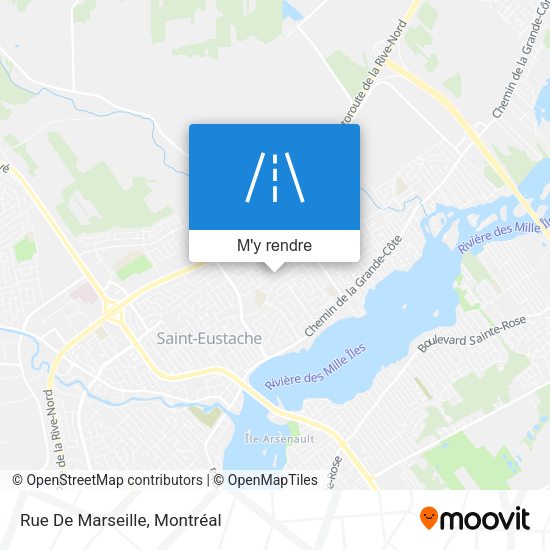 Rue De Marseille plan