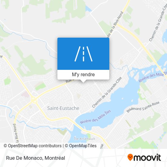 Rue De Monaco plan